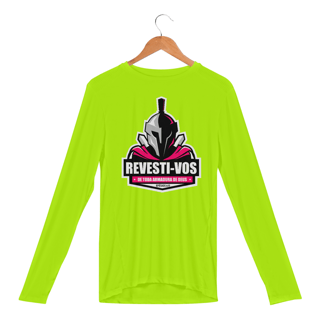 Nome do produto CAMISETA MANGA LONGA SPORT DRY UV | EFÉSIOS 6:11