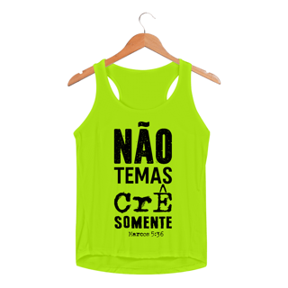 Nome do produto REGATA FEMININA SPORT DRY UV | MARCOS 5:36