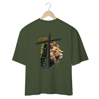 Nome do produto CAMISETA OVERSIZED | CORAGEM - JOSUÉ 1:9
