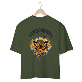 Nome do produto CAMISETA OVERSIZED | TRANSFORMADA POR JESUS