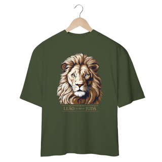 Nome do produto CAMISETA OVERSIZED | LEÃO DA TRIBO DE JUDÁ