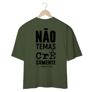 Nome do produto CAMISETA OVERSIZED | MARCOS 5:36