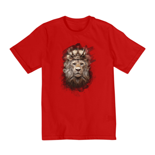 Nome do produto CAMISA QUALITY INFANTIL 2 A 8 | LEÃO COROA DOURADA