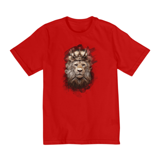 Nome do produto CAMISA QUALITY INFANTIL 10 A 14 | LEÃO COROA DOURADA