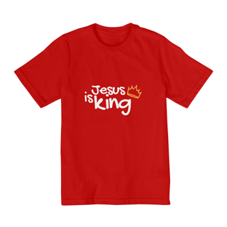 Nome do produto CAMISA QUALITY INFANTIL 10 A 14 | JESUS IS KING