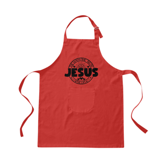 Nome do produto AVENTAL BRIM | JESUS THE WAY + THE TRUTH + THE LIFE