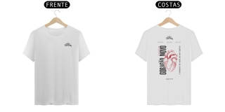 Nome do produto Camiseta coração novo T-shirt Pime - Branca