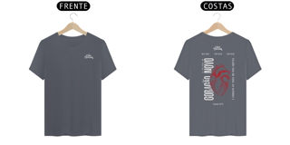 Nome do produto Camiseta novo coração - mult cores