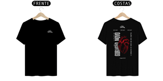 Nome do produto Camiseta novo coração - mult cores