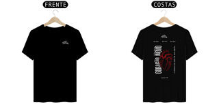 Nome do produto Camiseta coração novo  T-shirt Pime 