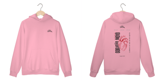 Nome do produto Moleton fechado canguru - Coração novo