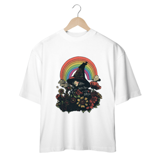 Nome do produto Camiseta Oversized - Arco- Íris