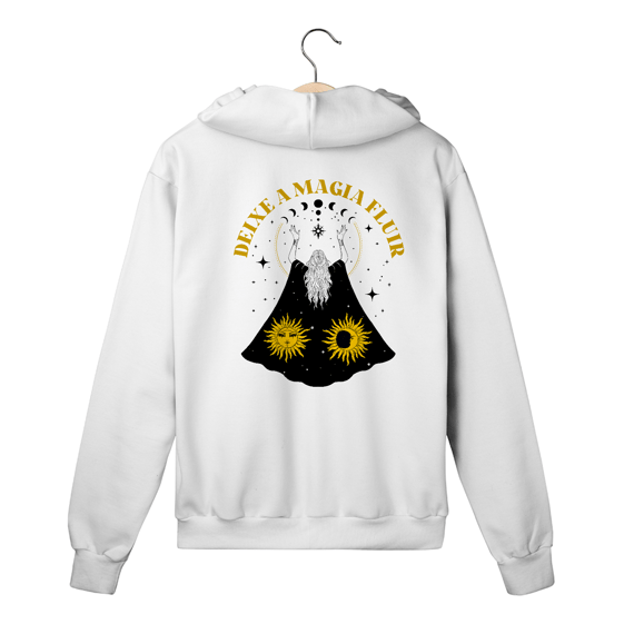 Moletom Com Zíper - Deixe a Magia Fluir