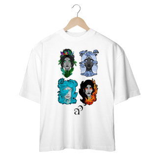 Nome do produto Camiseta Oversized - Os Quatros Elementos