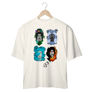 Nome do produto Camiseta Oversized - Os Quatros Elementos