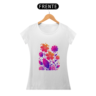 Nome do produto CAMISETA FEMININA ESTAMPA FLORAL