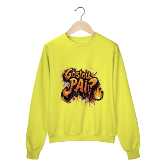 Nome do produto Moletom Fechado Neon Gostou, pai? - Fire