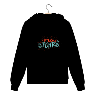Nome do produto Moletom Pra Cima dos 3 Pontos - Preto
