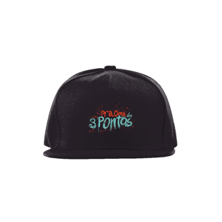 Nome do produto Boné Pra Cima dos 3 Pontos - Preto