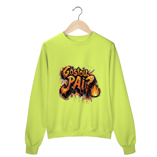 Nome do produto Moletom Fechado Neon Gostou, pai? - Fire