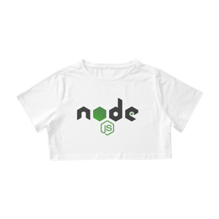 Nome do produto Camiseta Nodejs - Cropped 
