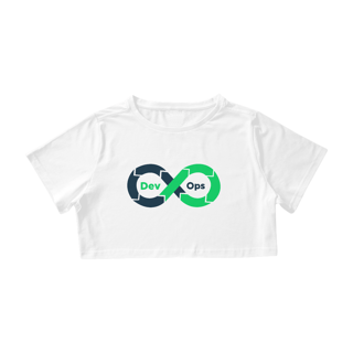 Nome do produto Camiseta DevOps - Cropped