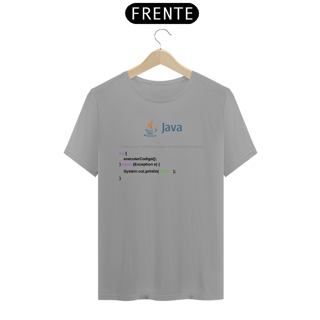Nome do produto Camiseta Java try/catch