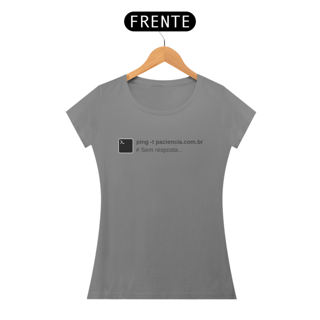 Nome do produto Camiseta ping -t paciencia