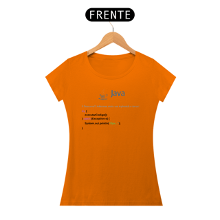 Nome do produto Camiseta Java try/catch