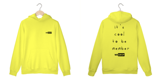 Nome do produto Moletom Canguru - It's cool to be member WeDrop - Unissex