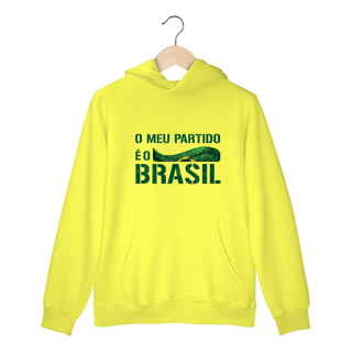 Nome do produto Moletom Canguru O Meu Partido é o Brasil