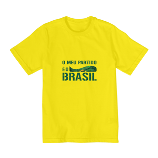 Nome do produto Quality 02 a 08 anos - O Meu Partido é o Brasil