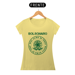 T-Shirt Baby Estonada Bolsonaro - Deus Acima de Todos