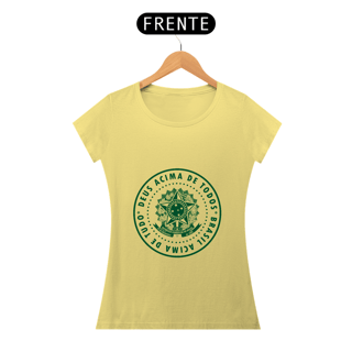 Nome do produto T-Shirt Baby Estonada Deus Acima de Todos