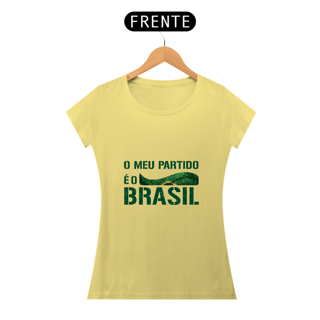Nome do produto T-Shirt Baby Estonada O Meu Partido é o Brasil