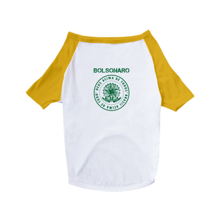 Nome do produto T-shirt Pet Bolsonaro - Deus Acima de Todos