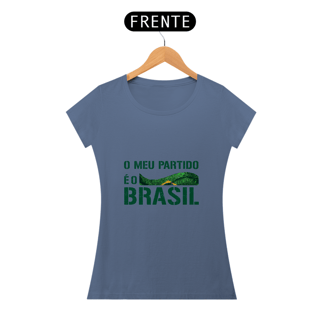 Nome do produto T-Shirt Baby Estonada O Meu Partido é o Brasil