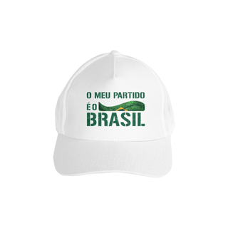 Boné Prime O Meu Partido é o Brasil