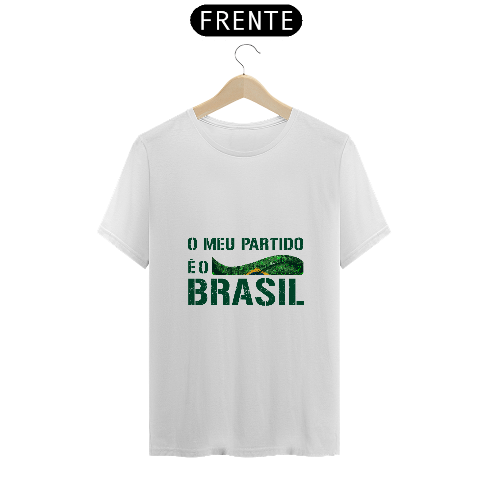 T-Shirt Classic O Meu Partido é o Brasil