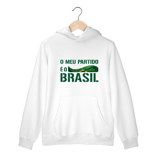Nome do produto Moletom Canguru O Meu Partido é o Brasil