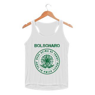 Nome do produto Regata Sportiva Dry UV Bolsonaro Deus Acima de Todos