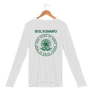 Nome do produto Manga Longa Dry UV Bolsonaro Deus Acima de Todos