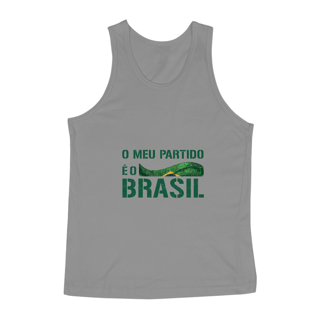 Nome do produto Regata Meu Partido é o Brasil