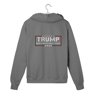 Nome do produto Moletom Aberto Trump 2024
