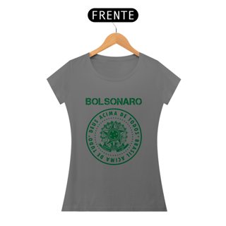 Nome do produto T-Shirt Baby Estonada Bolsonaro - Deus Acima de Todos