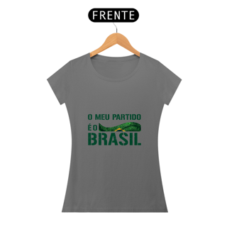 T-Shirt Baby Estonada O Meu Partido é o Brasil