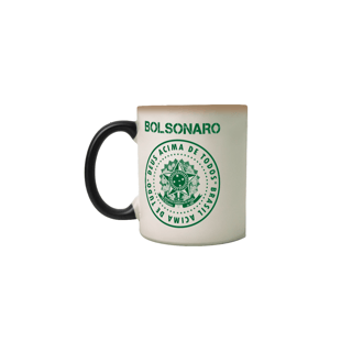 Caneca Mágica Bolsonaro - Deus Acima de Todos 