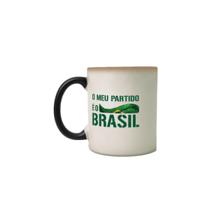 Caneca Mágica Meu Partido é o Brasil