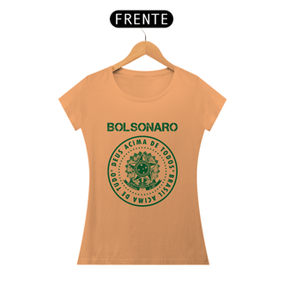 Nome do produto T-Shirt Baby Estonada Bolsonaro - Deus Acima de Todos