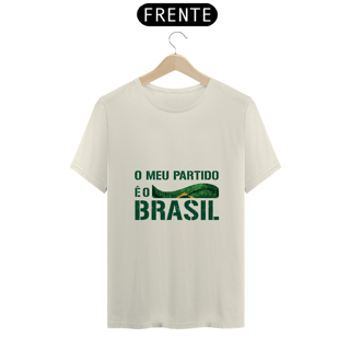 Nome do produto T-Shirt Pima O Meu Partido é o Brasil